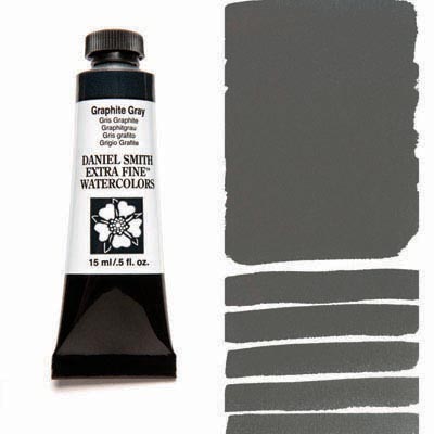 Daniel Smith Extra Fine Watercolor 15ml Paint Tube, Graphite Gray-0