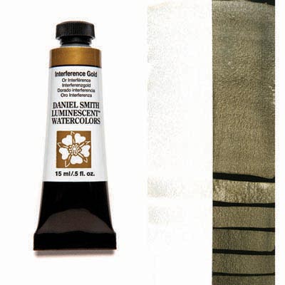 Daniel Smith Extra Fine Watercolor 15ml Paint Tube, Interference Gold-0