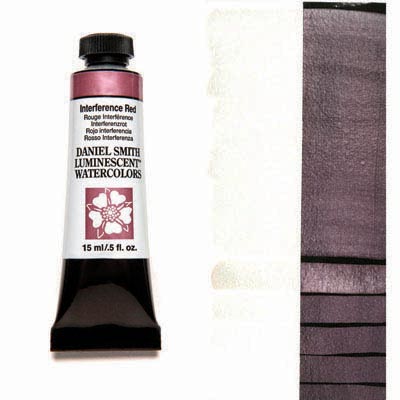 Daniel Smith Extra Fine Watercolor 15ml Paint Tube, Interference Red-0