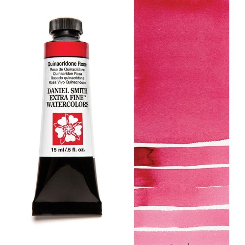 Daniel Smith Watercolors Quinacridone Rose 5ml Tube swatch