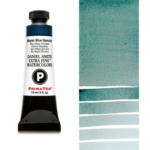 Daniel Smith Watercolors Mayan Blue Genuine 5ml Tube swatch