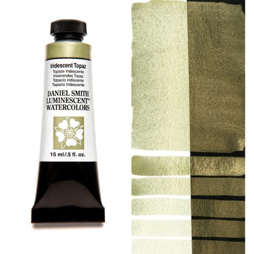 Daniel Smith Watercolor Iridescent Topaz 15ml Tube swatch