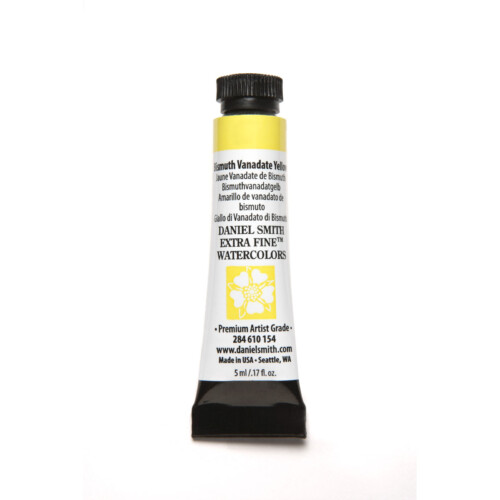 DANIEL SMITH 284610154 Extra Fine Watercolors Tube, 5ml, Bismuth Vanadate Yellow-0