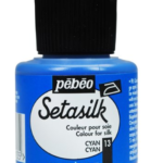 Pebeo 45 ml Setasilk Silk Painting Bottle, Cyan-0