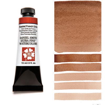 Daniel Smith Extra Fine Watercolor 15ml Paint Tube, Roasted French Ochre-0