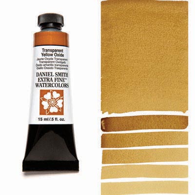 Daniel Smith Extra Fine Watercolor 15ml Paint Tube, Transparent Yellow Oxide-0