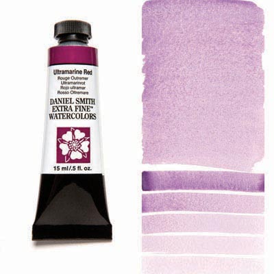 Daniel Smith Extra Fine Watercolor 15ml Paint Tube, Ultramarine Red-0