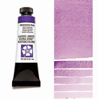 Daniel Smith Extra Fine Watercolor 15ml Paint Tube, Ultramarine Violet-0