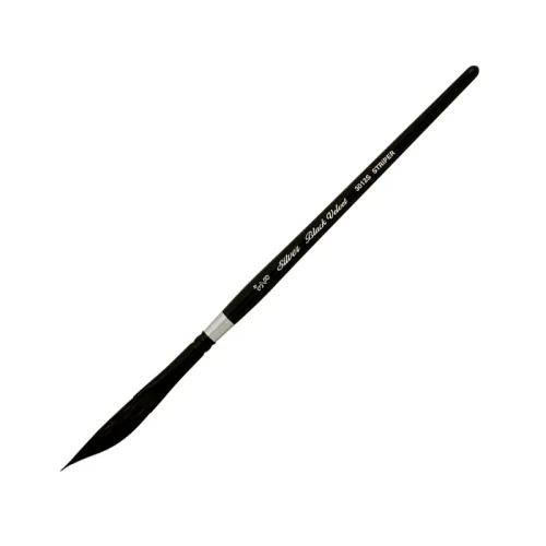 Silver Brush Dagger Striper Black Velvet Series Brush (3012S-3/8)
