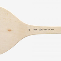 Silver Brush Atelier Flat Hake Brush - Size 80, Long Handle-0