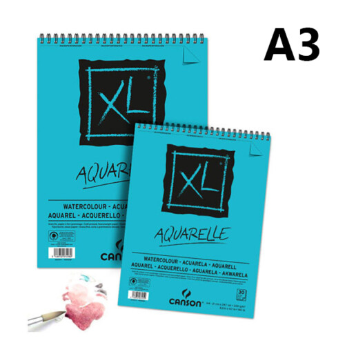 Canson XL Aquarelle Watercolor Pad A3 30 sheets-0
