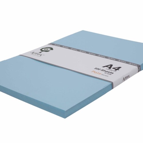 Artrex A4 Color Paper Pale Blue 80 GSM (Pack of 100 Sheets)-0