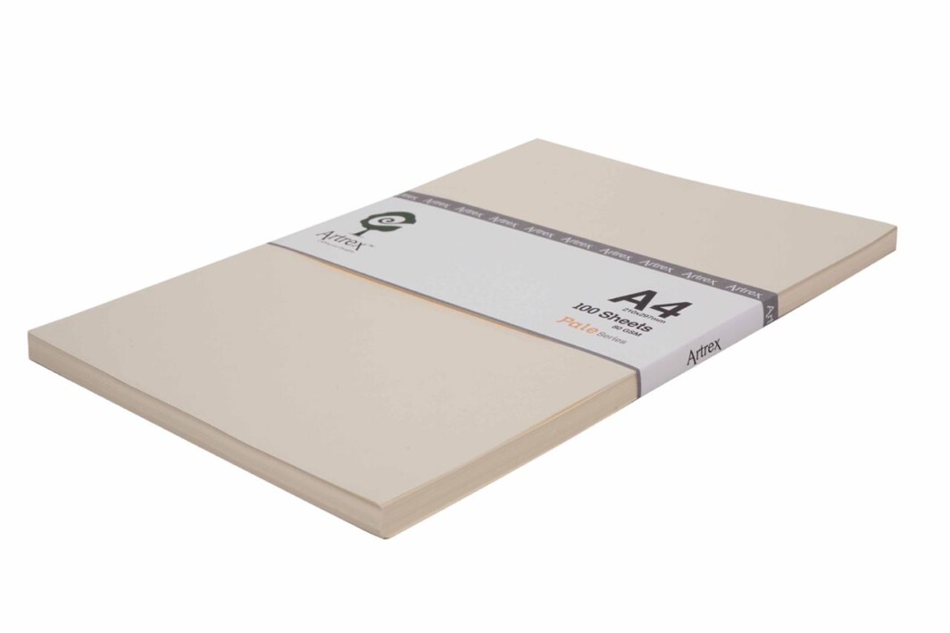 Artrex A4 Color Paper Pale Cream 80 GSM (Pack of 100 Sheets)-0