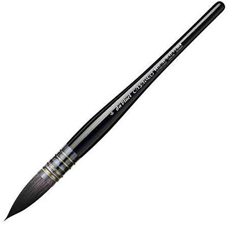 Da Vinci Brushes Series 498 Casaneo Watercolor Quill Wash Brush Ebytra (Smooth Synthetic Fibres, 6)-0