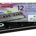 DANIEL SMITH 12 Colors of Inspiration Hand Poured Watercolor Half Pan Set in a Metal Box-0