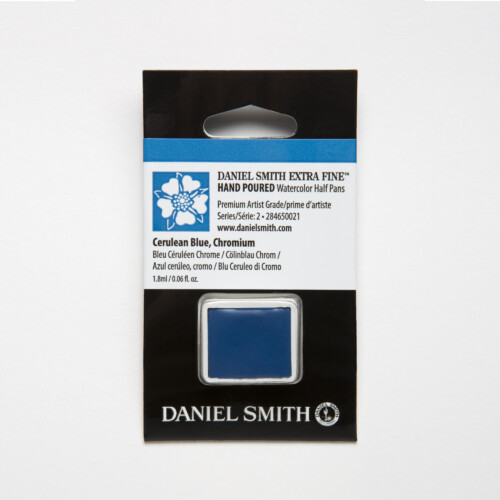 DANIEL SMITH Extra Fine Watercolor Cerulean Blue Chromium Half Pan-0