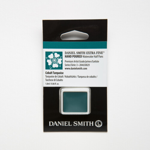 DANIEL SMITH Extra Fine Watercolor Cobalt Turquoise Half Pan-0