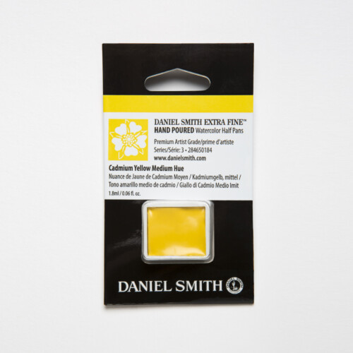 DANIEL SMITH Extra Fine Watercolor Cadmium Yellow Medium Hue Half Pan-0