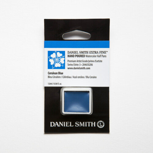 DANIEL SMITH Extra Fine Watercolor Cerulean Blue Half Pan-0