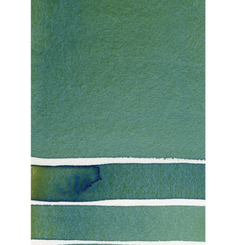 DANIEL SMITH Watercolor Half Pans Cascade Green swatch