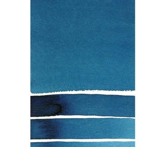 DANIEL SMITH Watercolor Half Pan Phthalo Blue (Green Shade) swatch