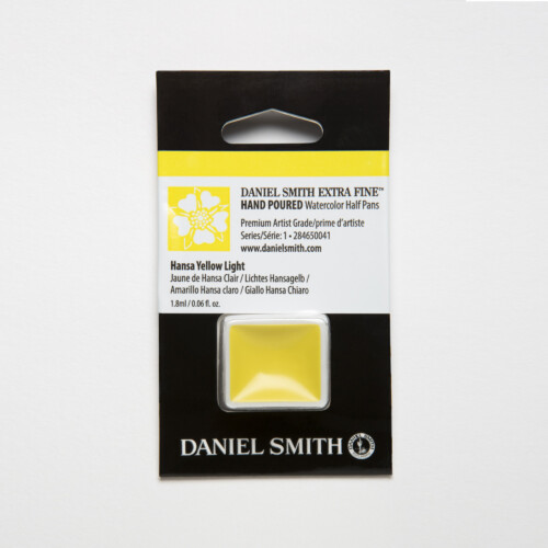 DANIEL SMITH Extra Fine Watercolor Hansa Yellow Light Half Pan-0
