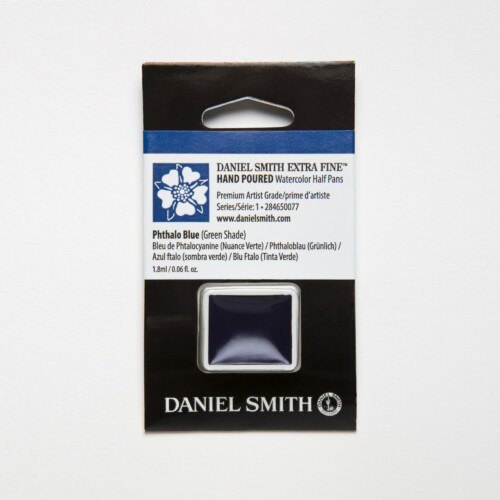 DANIEL SMITH Extra Fine Watercolor Phthalo Blue GS Half Pan-0