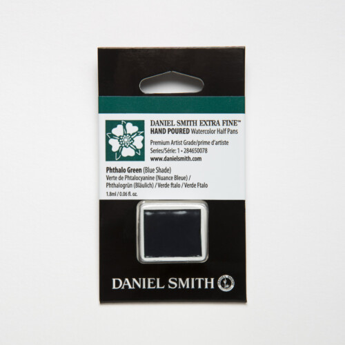 DANIEL SMITH Extra Fine Watercolor Phthalo Green BS Half Pan-0