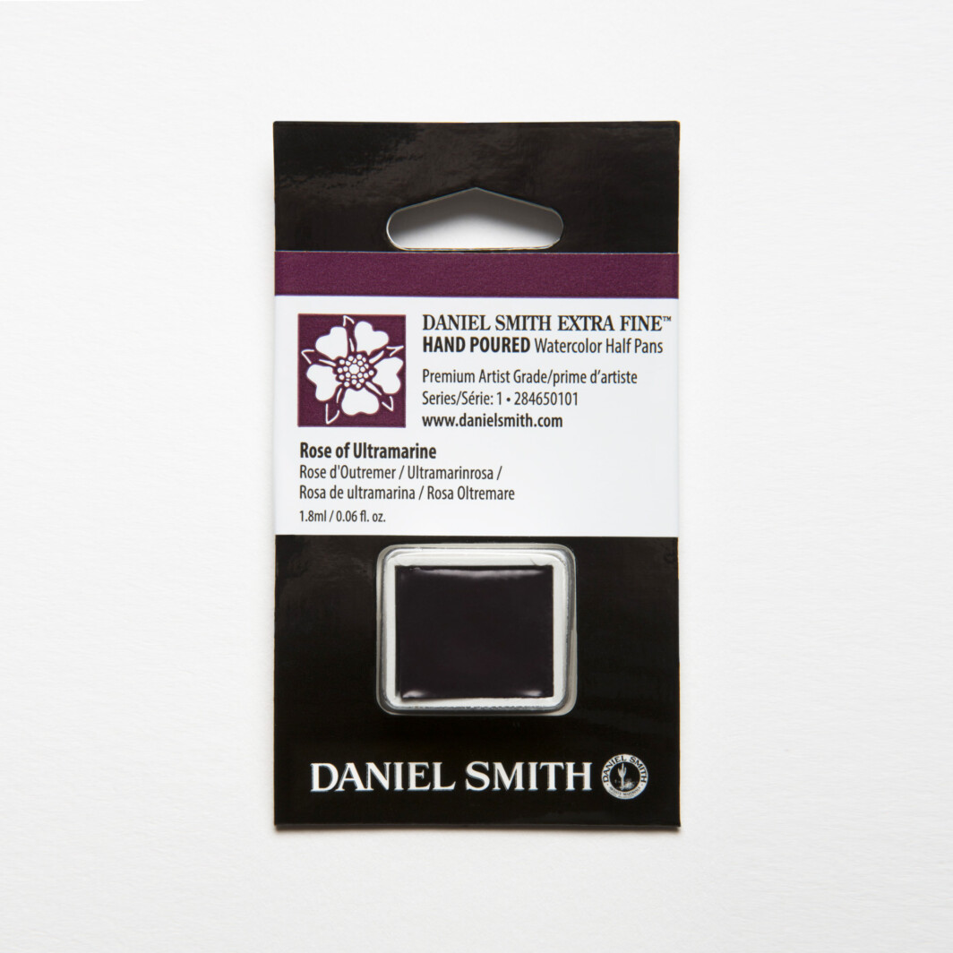 DANIEL SMITH Extra Fine Watercolor Rose of Ultramarine Half Pan-0