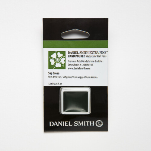 DANIEL SMITH Extra Fine Watercolor Sap Green Half Pan-0
