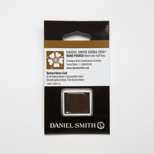DANIEL SMITH Extra Fine Watercolor Quinacridone Gold Half Pan-0