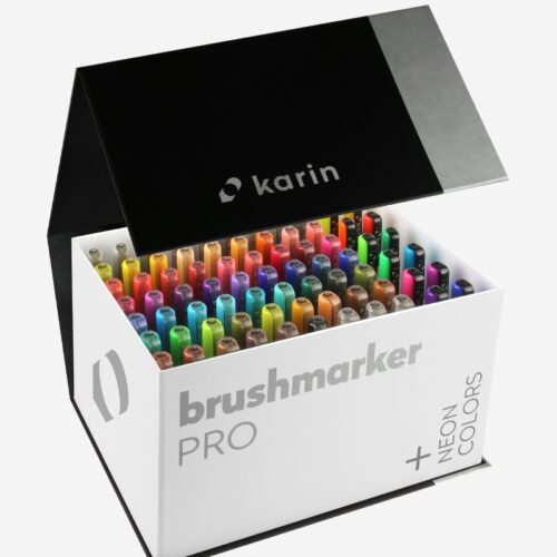 Karin BrushmarkerPRO | MegaBoxPLUS | 72 colours + 3 blenders-0