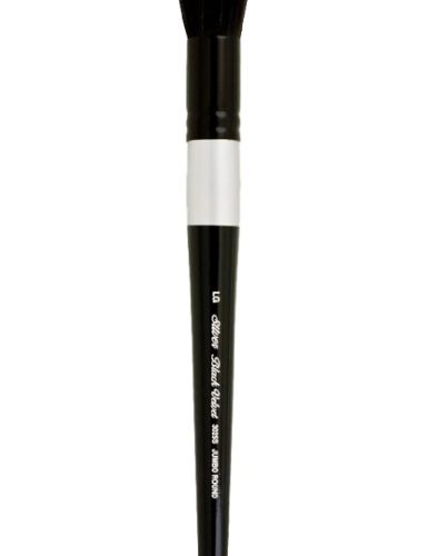 Silver Brush Jumbo Round Black Velvet Series Size Large (3025S-L)