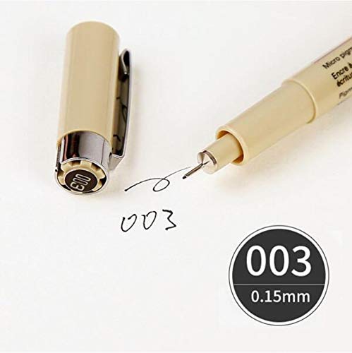 Sakura Pigma Micron Pens 003 Black Black 0.15Mm 0.15mm 003 