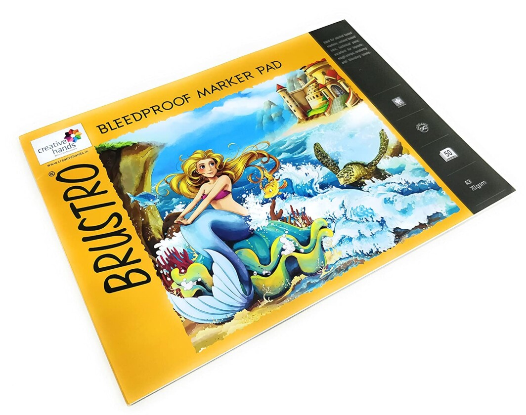 Brustro Bleedproof Marker Pad, 50 Sheets, A3 Size, 70 GSM-6441