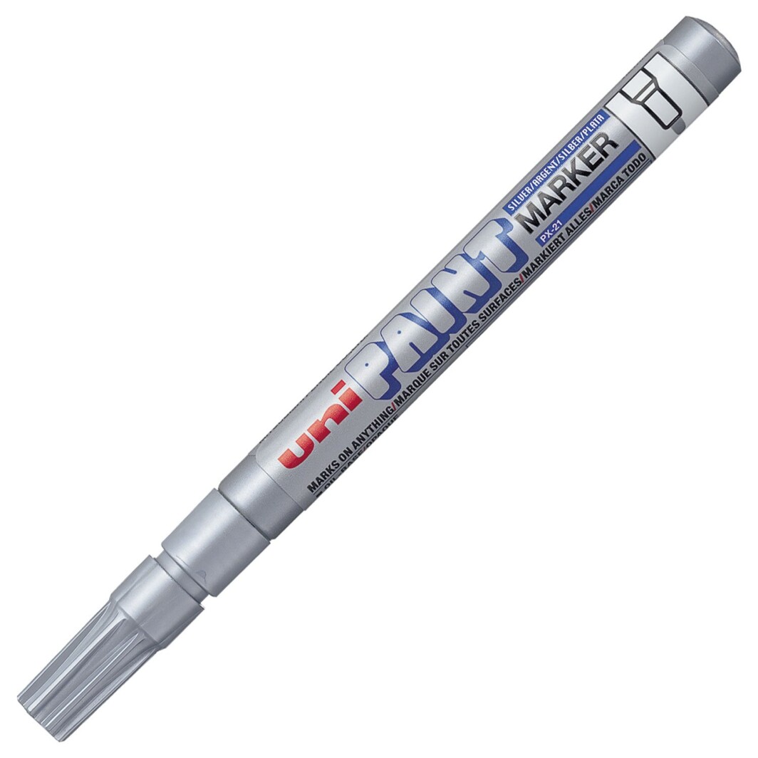 Uni-ball PX-21 Paint Marker (Silver)-0
