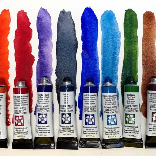 Daniel Smith Paul Wang's Colour Play Lab Watercolor Set of 10 tubes swatch