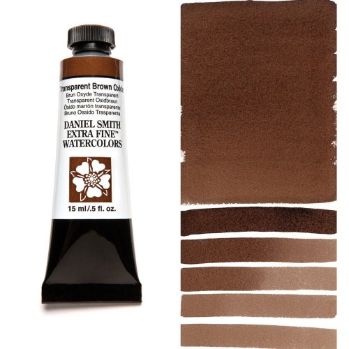 DANIEL SMITH Watercolor Transparent Brown Oxide 5ml Tube swatch