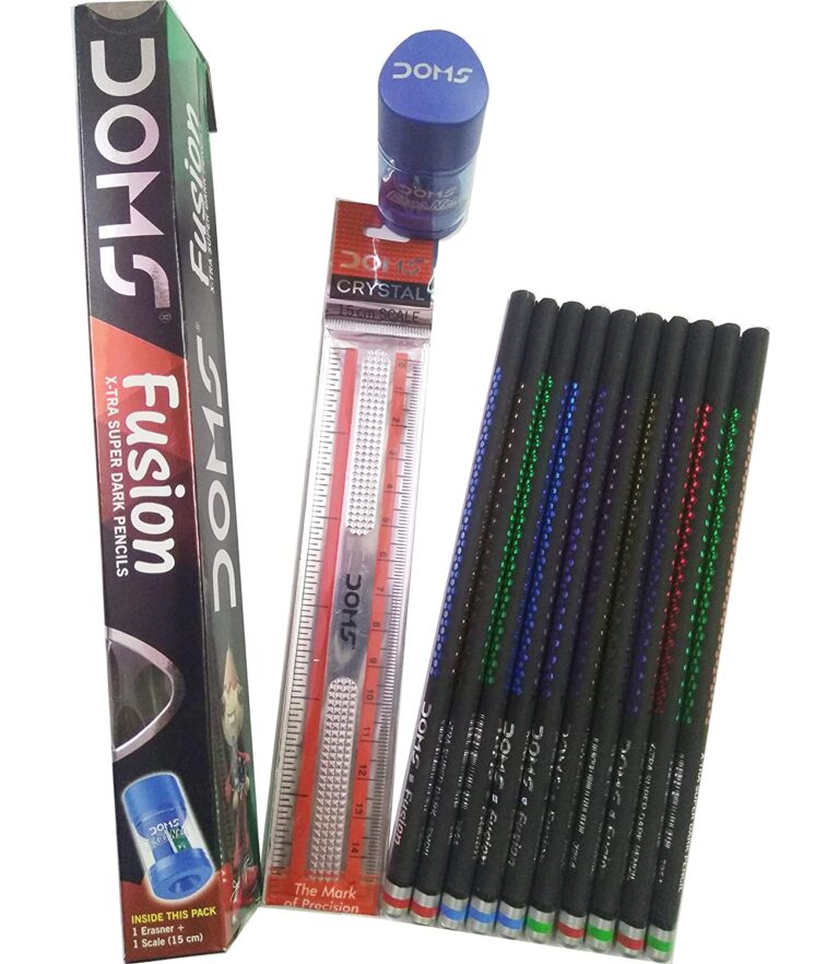DOMS Fusion Xtra Super Dark Pencils (Set of 1 Packets 10 Pencils