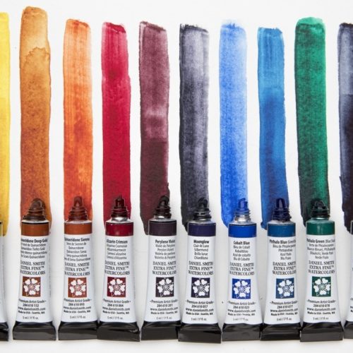 Daniel Smith Michael Solovyev's Master Artist Watercolor Set of 10 tubes swatch