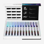 Karin Pigment Decobrush-Violet Blue Colors Collection Set of 12 pcs