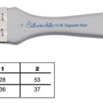 Silver Brush Silverwhite White Taklon Series Edgewater Wash Brush Short Handle Size 1(1514S-1)