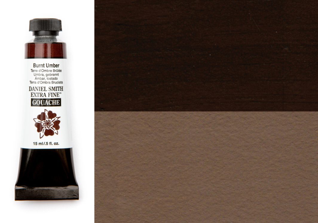 Daniel Smith Gouache Burnt Umber 15ml tube