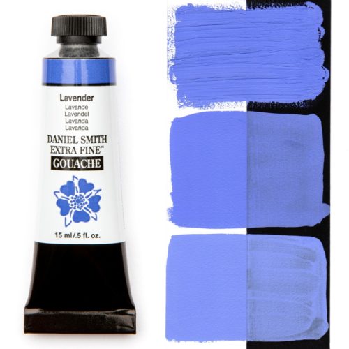 Daniel Smith Gouache Lavender 15ml tube swatch