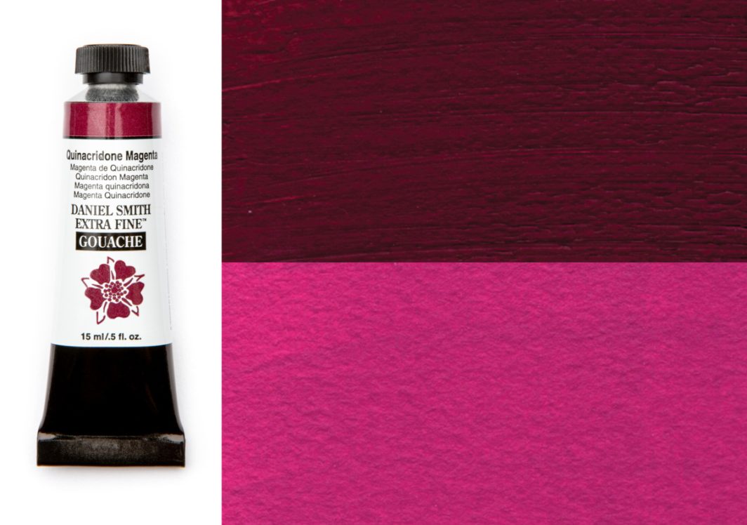 Daniel Smith Gouache Quinacridone Magenta 15ml tube
