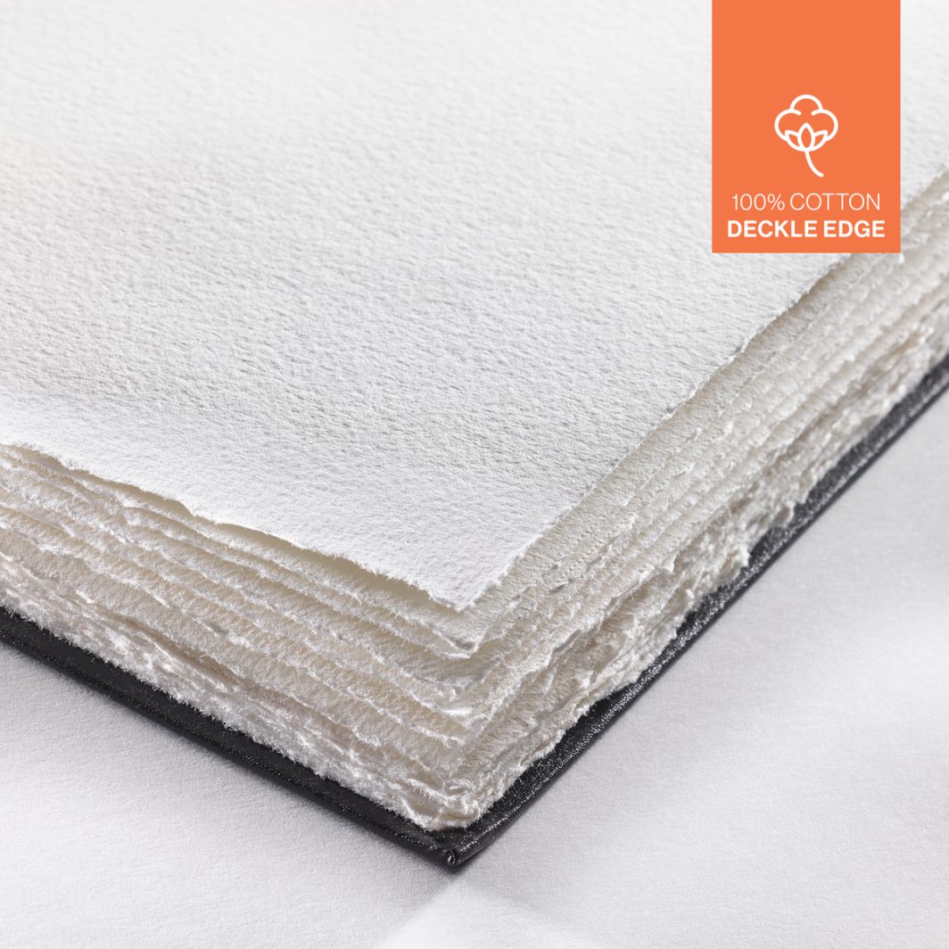 Hahnemühle Watercolor Book Deckle Edge, Cold Pressed, 10.3 x15.3 cm, 250gsm Portrait