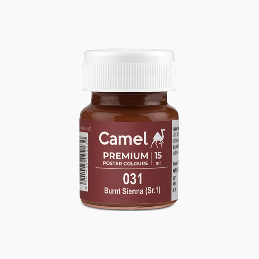Camel Premium Poster Colour 15ml Burnt Sienna (031)