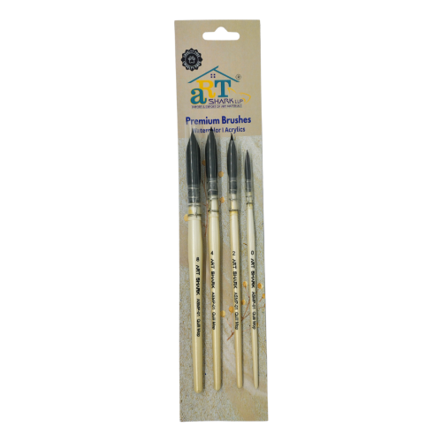ART SHARK Quill Mop Brush Set of 4 Pcs