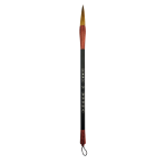 Chinese Mop Brush Small (Black Handle & Red Ferrule) for Calligraphy & Watercolors