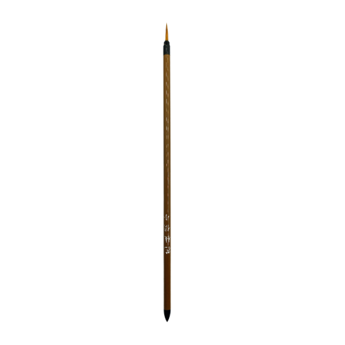Chinese Mop Brush Medium (Pointed Brown Small Handle) for Calligraphy & Watercolors